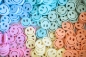 Preview: Konfetti Smiley Pastell